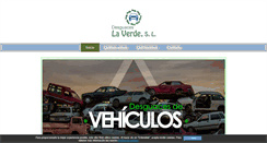 Desktop Screenshot of desguaceslaverde.com