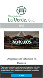 Mobile Screenshot of desguaceslaverde.com