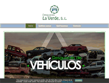 Tablet Screenshot of desguaceslaverde.com